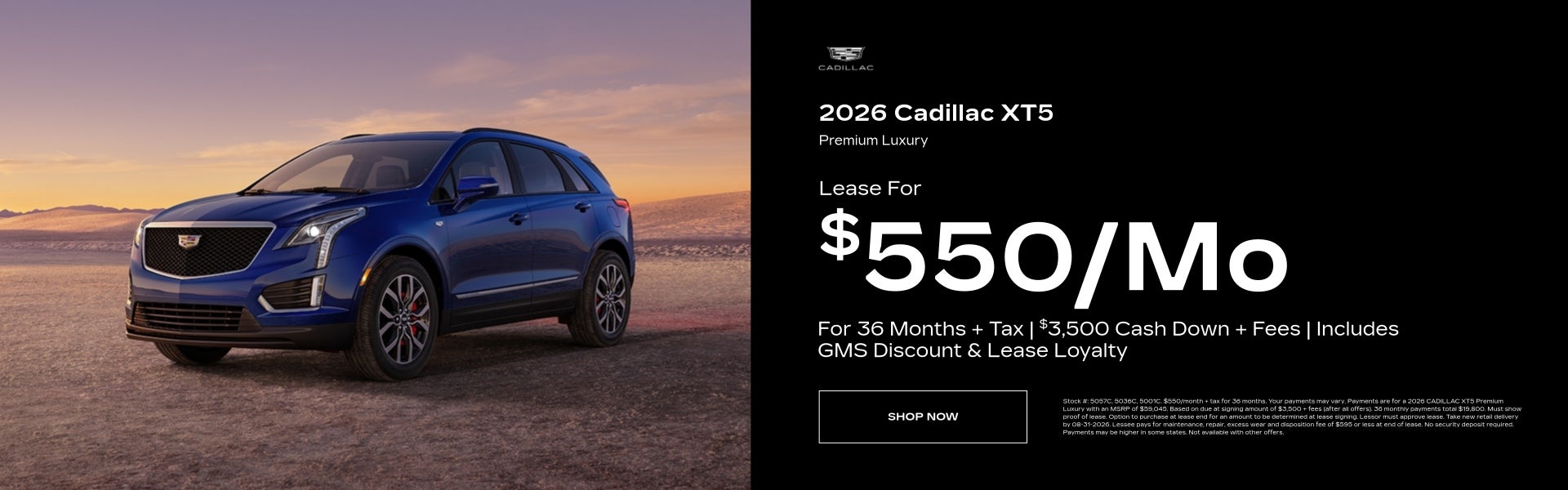 2026 Cadillac XT5