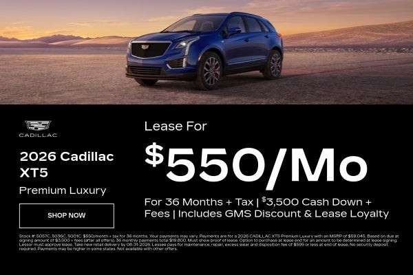 2026 Cadillac XT5