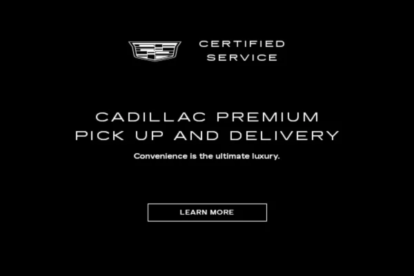 CADILLAC PREMIUM PICK UP AND DELIVERY*