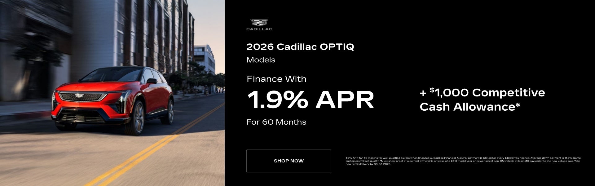 2026 Cadillac OPTIQ